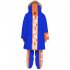 Куртка пуховая для девочки Bask Siri, синий/оранжевый