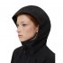 Bask Куртка штормовая женская VALENCY, серый меланж/черный