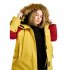 Bask Куртка для девочки пуховая SIRI V2, красный/желтый