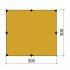 Тент Bask Canopy Silicone 3х3 3522S, желтый