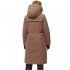 Пальто женское пуховое Bask Hatanga V4 -27, шоколадный