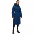 Пальто женское пуховое Bask Agata -35С 22224, деним темный