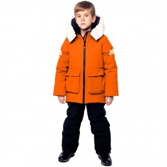 Изображение Пух Пуховик для мальчика Hype V2, оранжевый