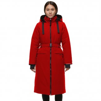 Изображение Пальто женское пуховое Agata -35С, красный