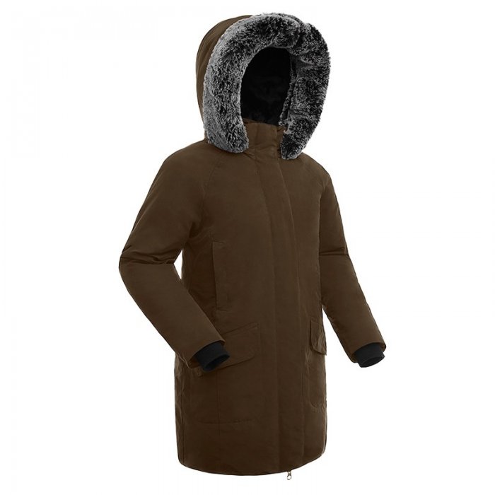 Куртка пуховая женская Bask Isida -25С, коричневый