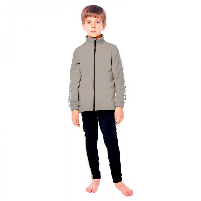 Bask Куртка флисовая детская PIKA, светло-серый