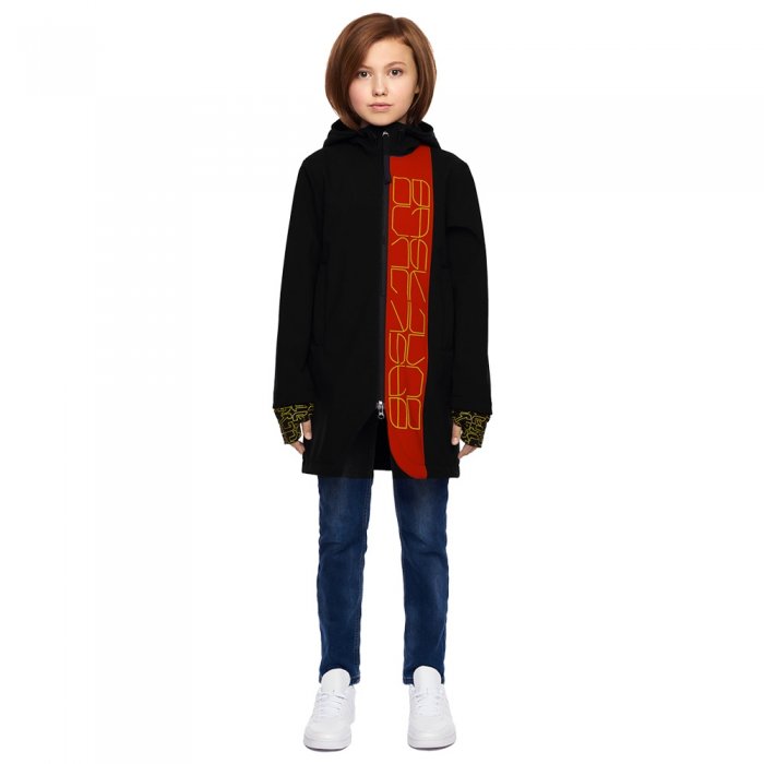 Bask Куртка Sft для девочки Molly, черный/красный
