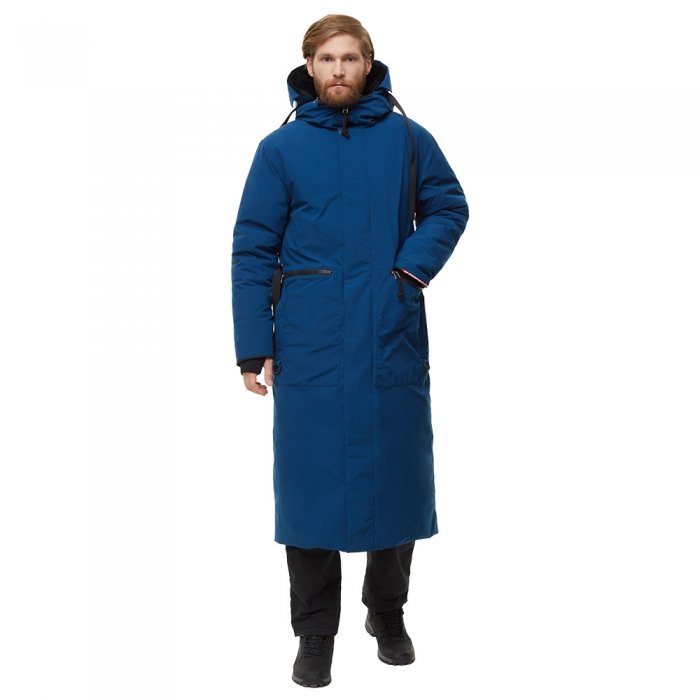 Пальто мужское пуховое Bask Ayan -40C 19H50, деним темный