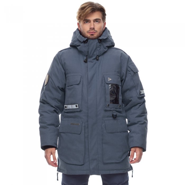 Куртка аляска Bask Yamal -40С 3772, темно-серый