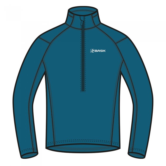 Термобелье фуфайка Bask Richmond Jkt V3 23004, колониальный синий