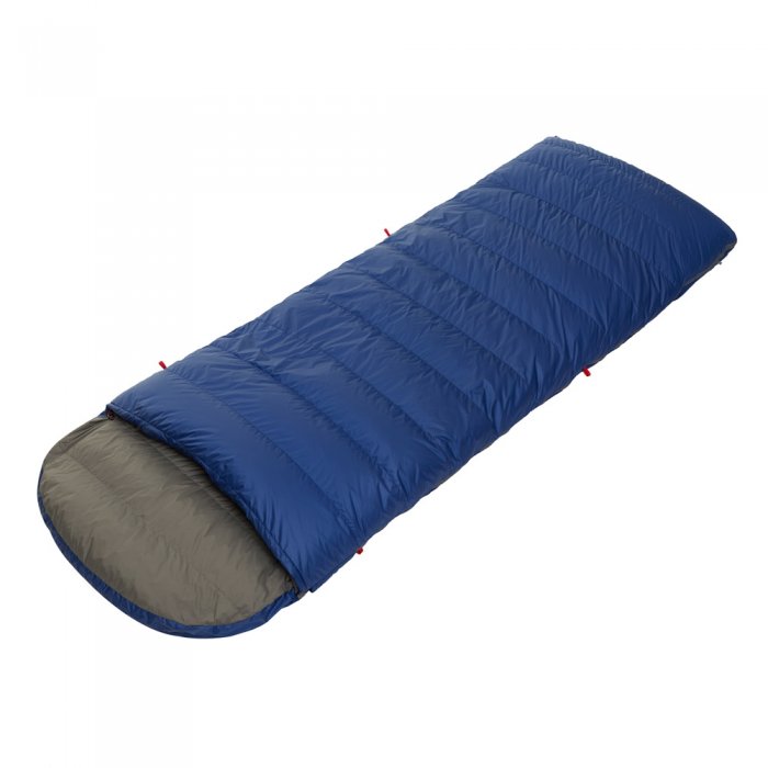 Спальник пуховый Bask Blanket Pro V2 M 670Fp -28C 3540, синий/темно-серый