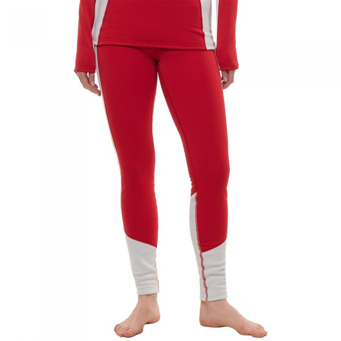 Женское термобелье леггинсы Bask T-Skin Lady Pnt V3 23045, красный/серый светлый