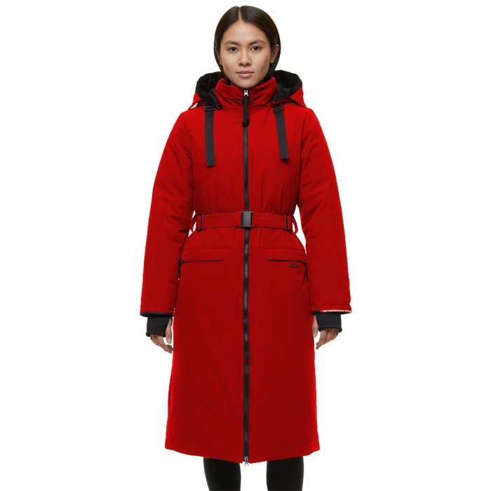 Пальто женское пуховое Bask Agata -35С 22224, красный