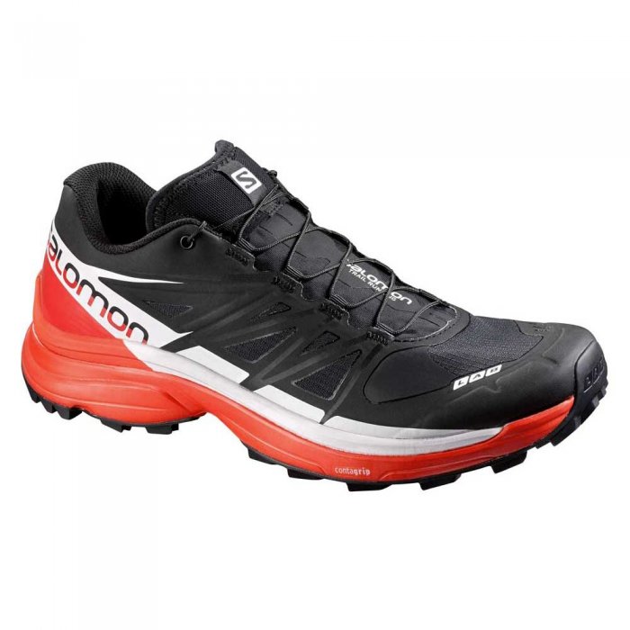 Salomon кроссовки S-Lab Wings 8 SG (Black/R)